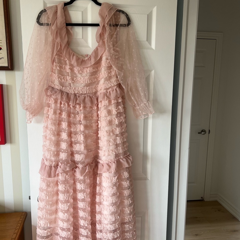 Sister Jane Pink Ruffled Dress